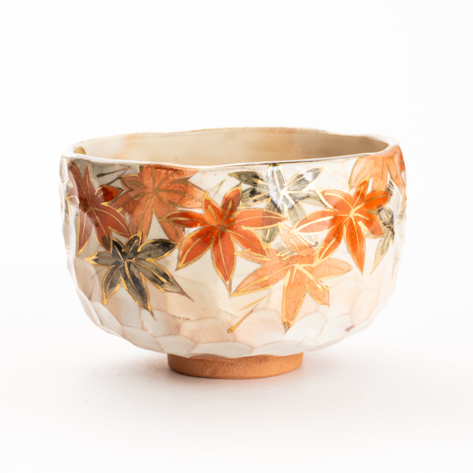 抹茶碗　紅葉之図B　俊山窯 KOTOPOTTER