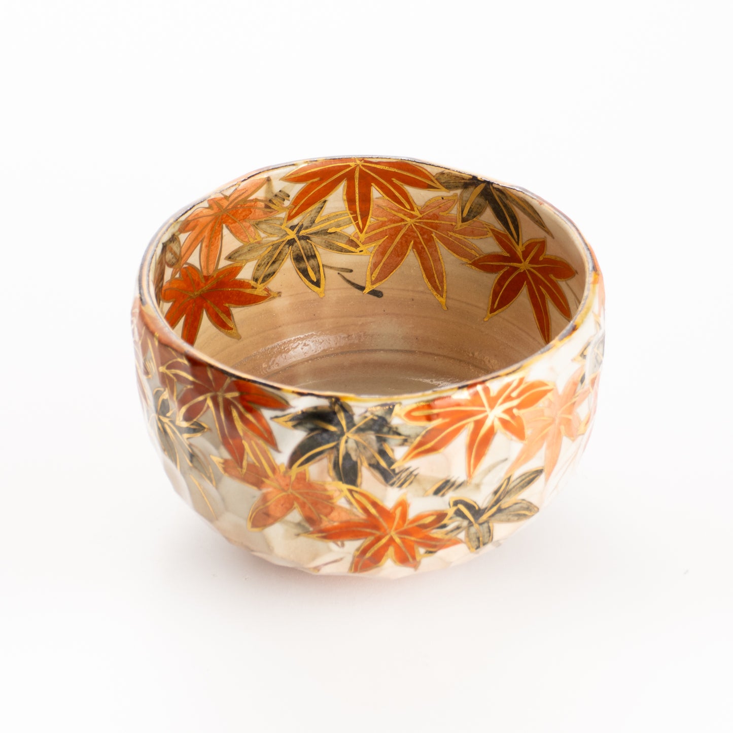 抹茶碗　紅葉之図B　俊山窯 KOTOPOTTER