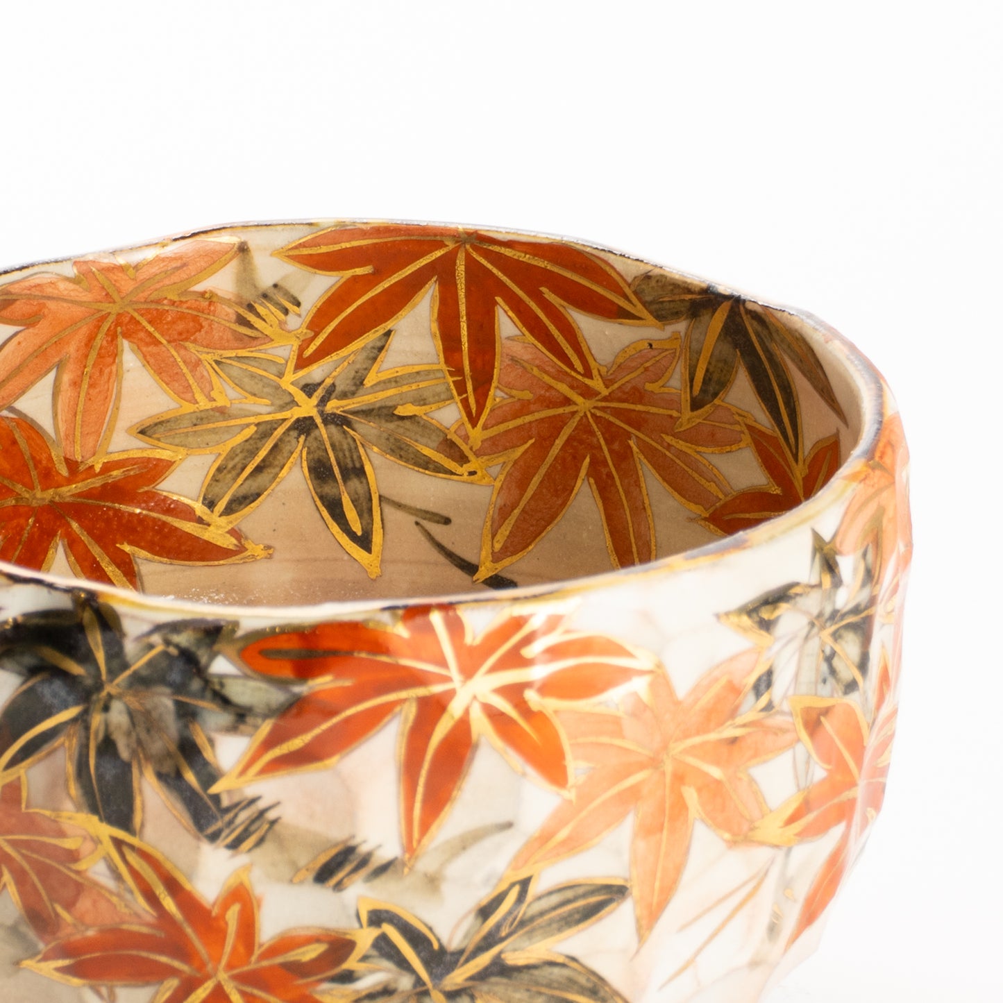 抹茶碗　紅葉之図B　俊山窯 KOTOPOTTER