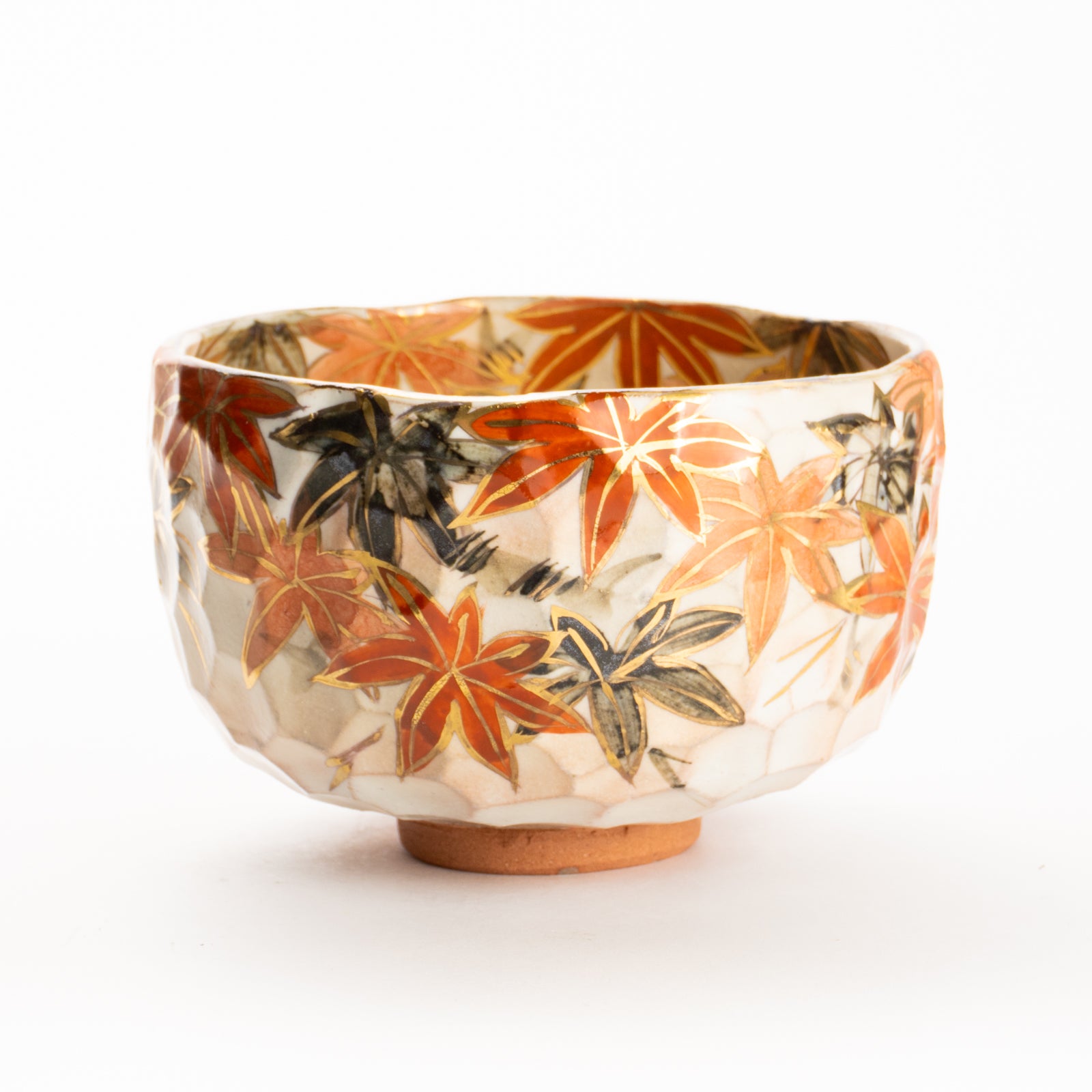 抹茶碗　紅葉之図B　俊山窯 KOTOPOTTER