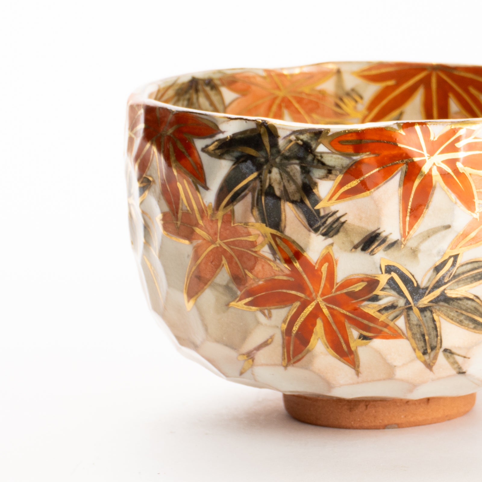 抹茶碗　紅葉之図B　俊山窯 KOTOPOTTER