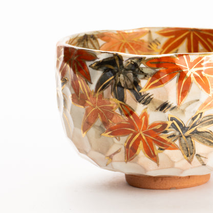抹茶碗　紅葉之図B　俊山窯 KOTOPOTTER