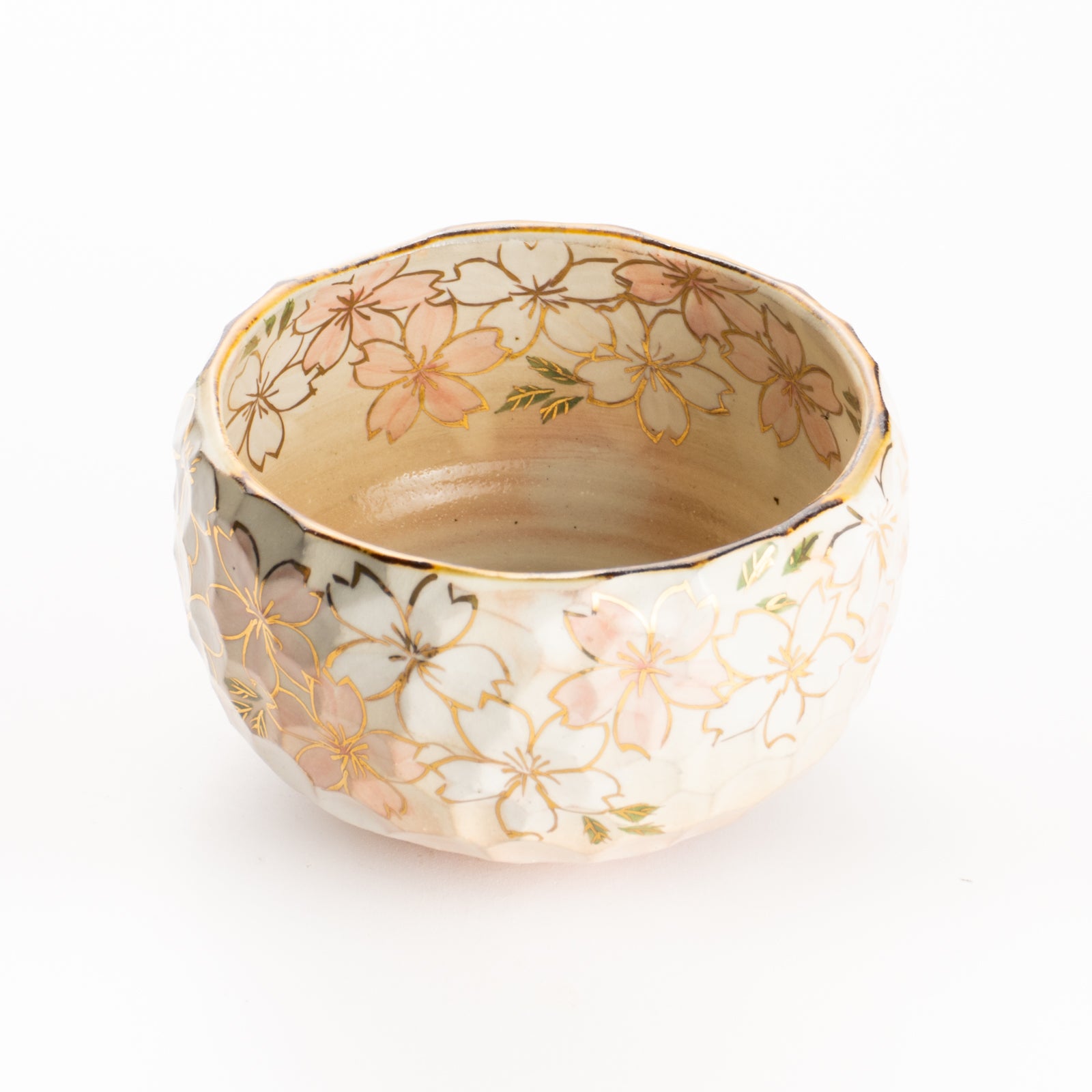 抹茶碗　金彩桜B　俊山窯 KOTOPOTTER