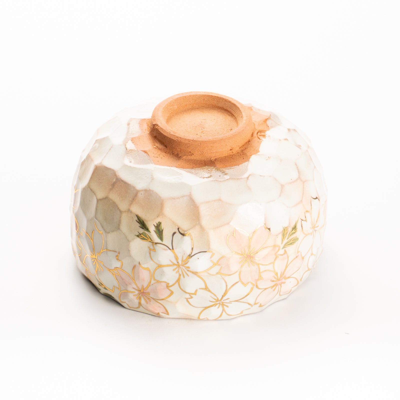 抹茶碗　金彩桜B　俊山窯 KOTOPOTTER