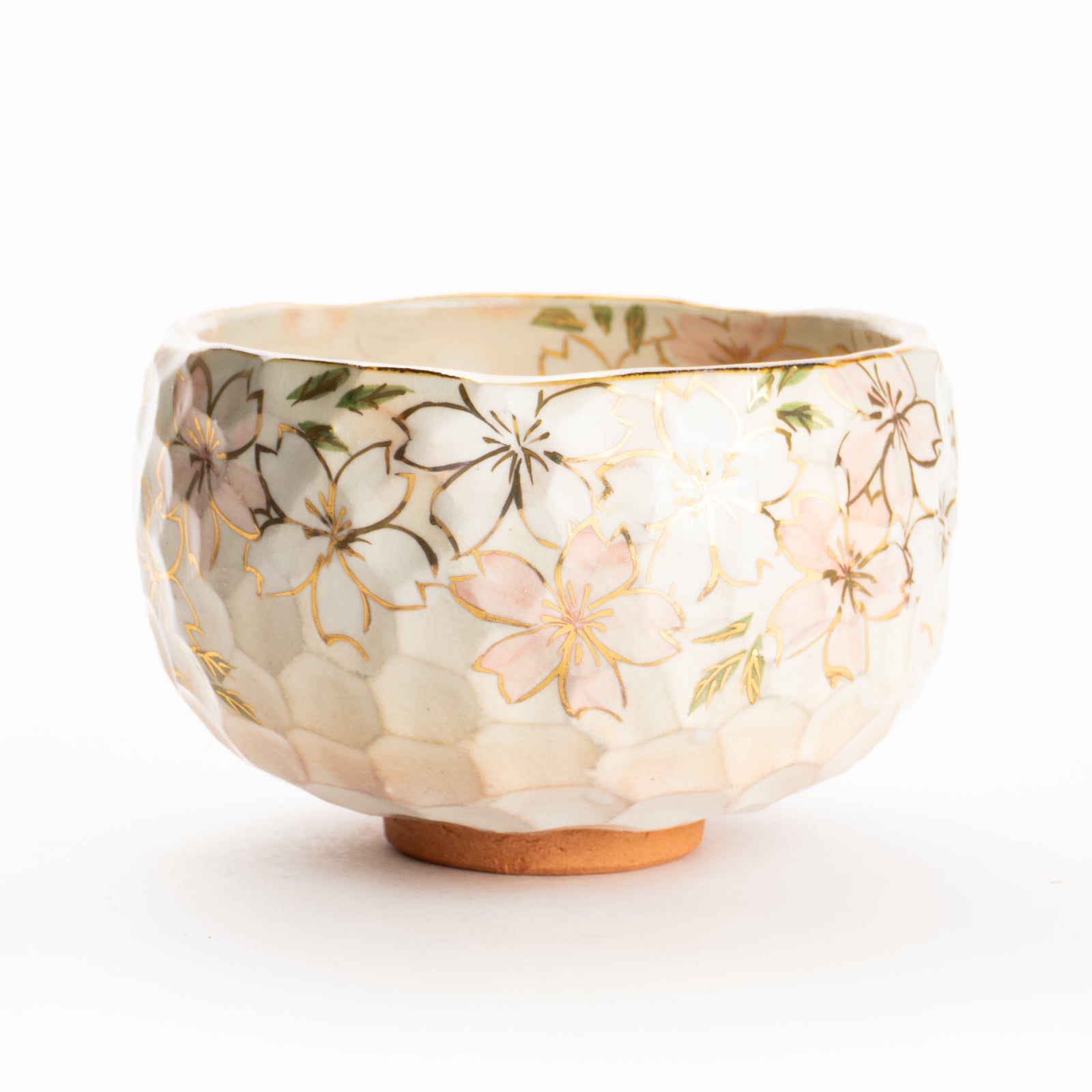 抹茶碗　金彩桜B　俊山窯 KOTOPOTTER