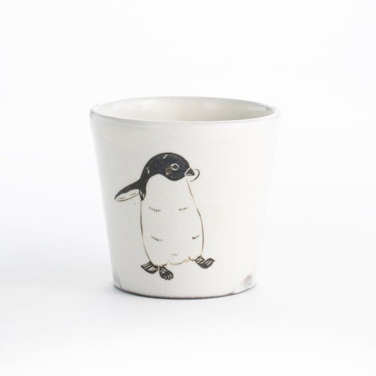 【清水焼】蕎麦猪口　アデリーペンギン　澤田卓伸 KOTOPOTTER