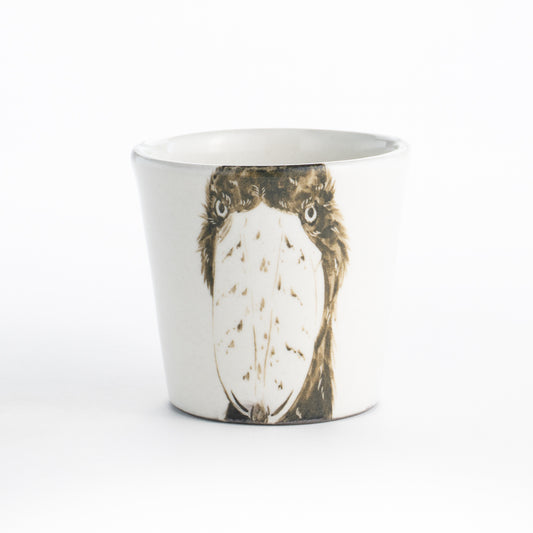 【清水焼】蕎麦猪口　ハシビロコウA　澤田卓伸 KOTOPOTTER