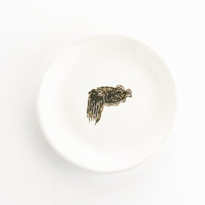 【清水焼】4.5寸 平皿　コブシメ　澤田卓伸 KOTOPOTTER