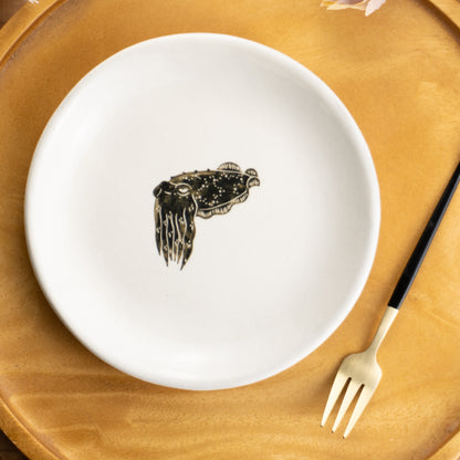 【清水焼】4.5寸 平皿　コブシメ　澤田卓伸 KOTOPOTTER