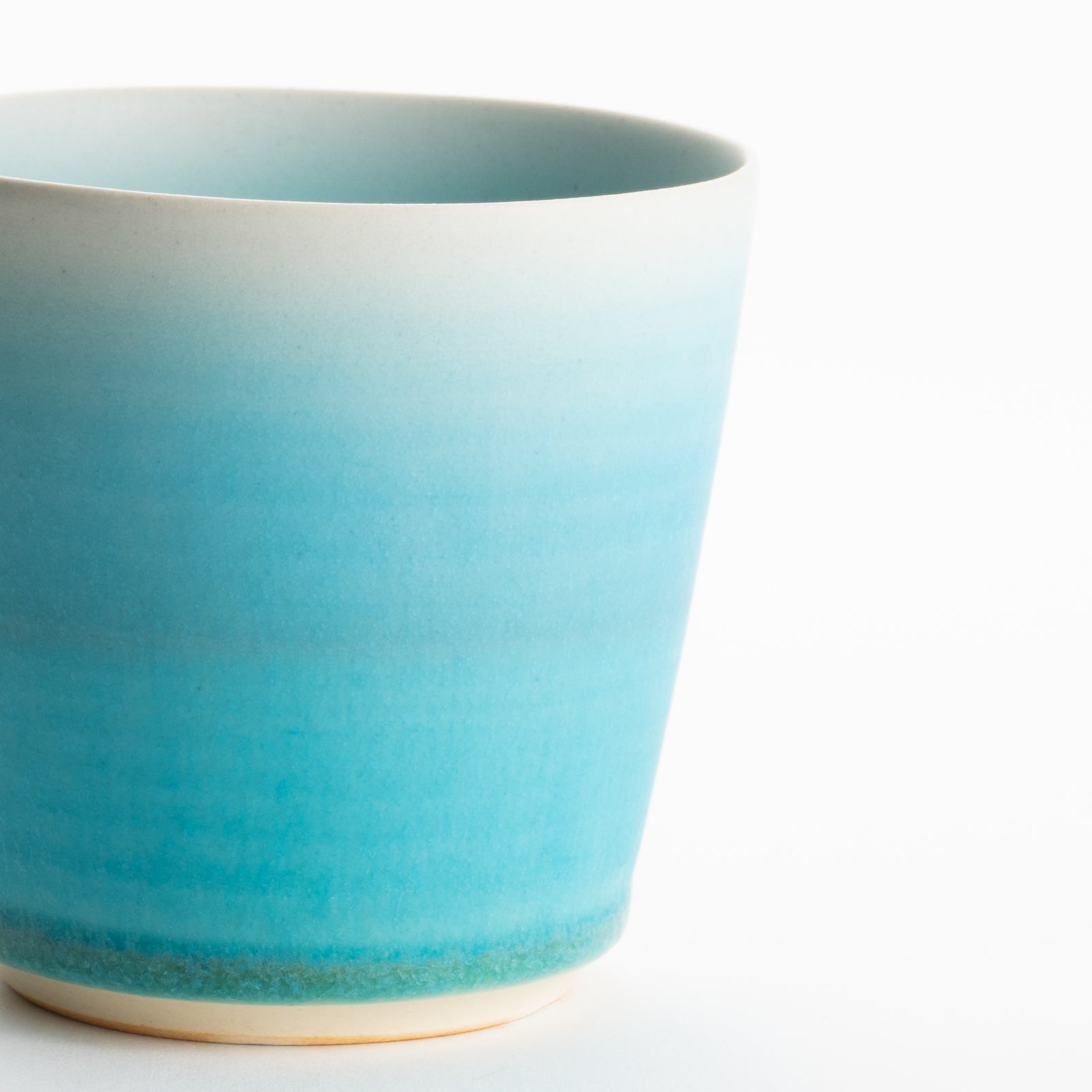 【清水焼】ロックカップ　碧釉　竹村陽太郎 KOTOPOTTER