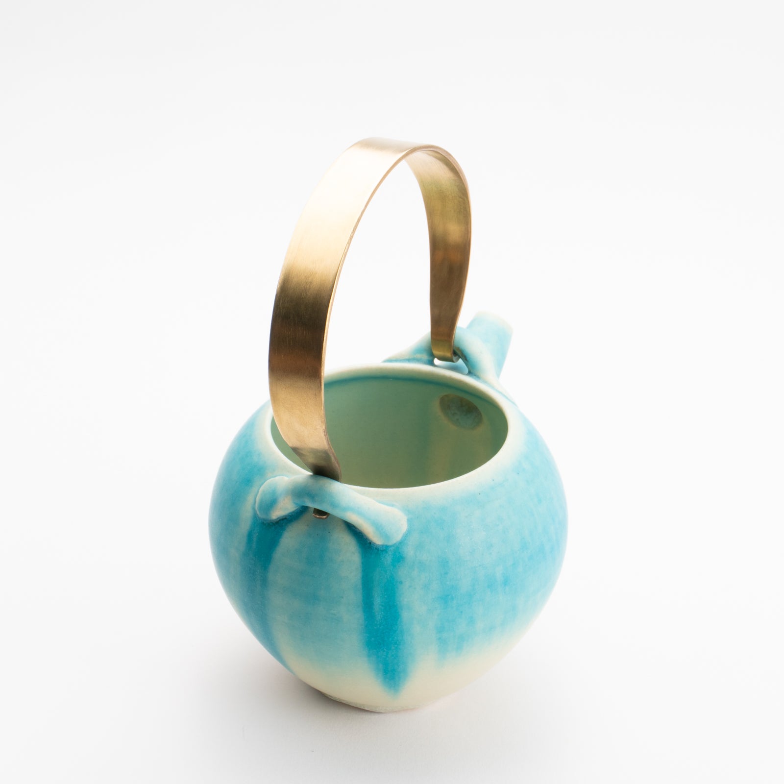 【清水焼】注器　碧釉　竹村陽太郎 KOTOPOTTER