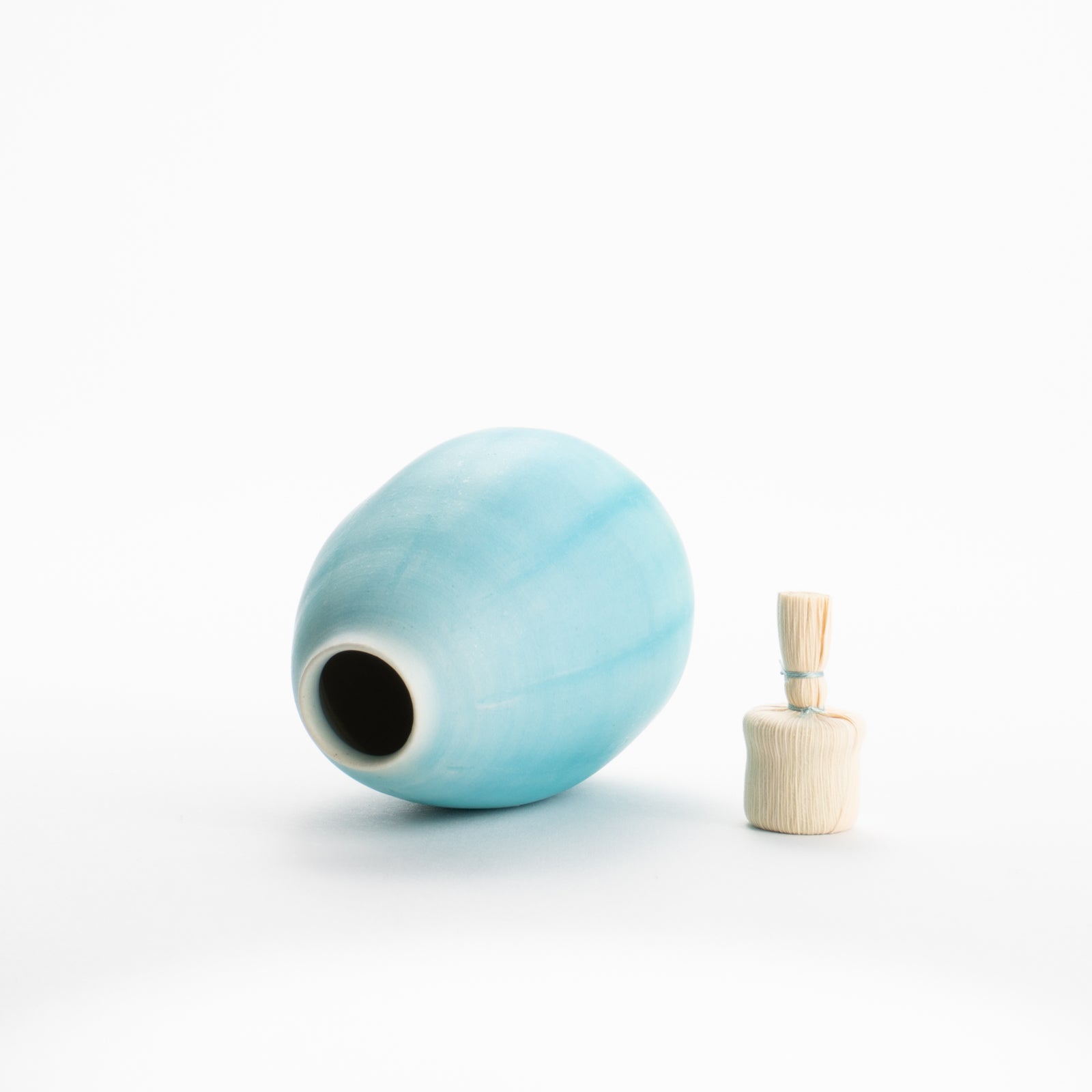 【清水焼】振出　碧釉　竹村陽太郎 KOTOPOTTER