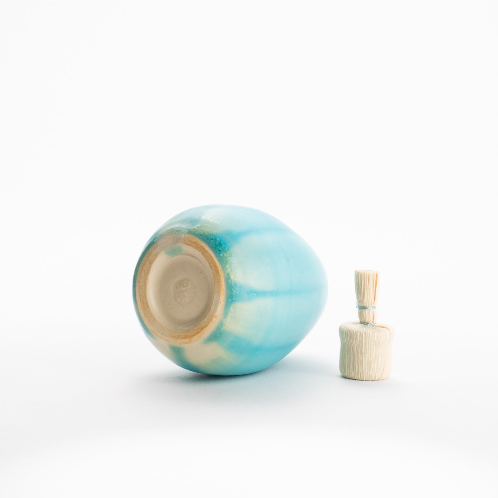 【清水焼】振出　碧釉　竹村陽太郎 KOTOPOTTER