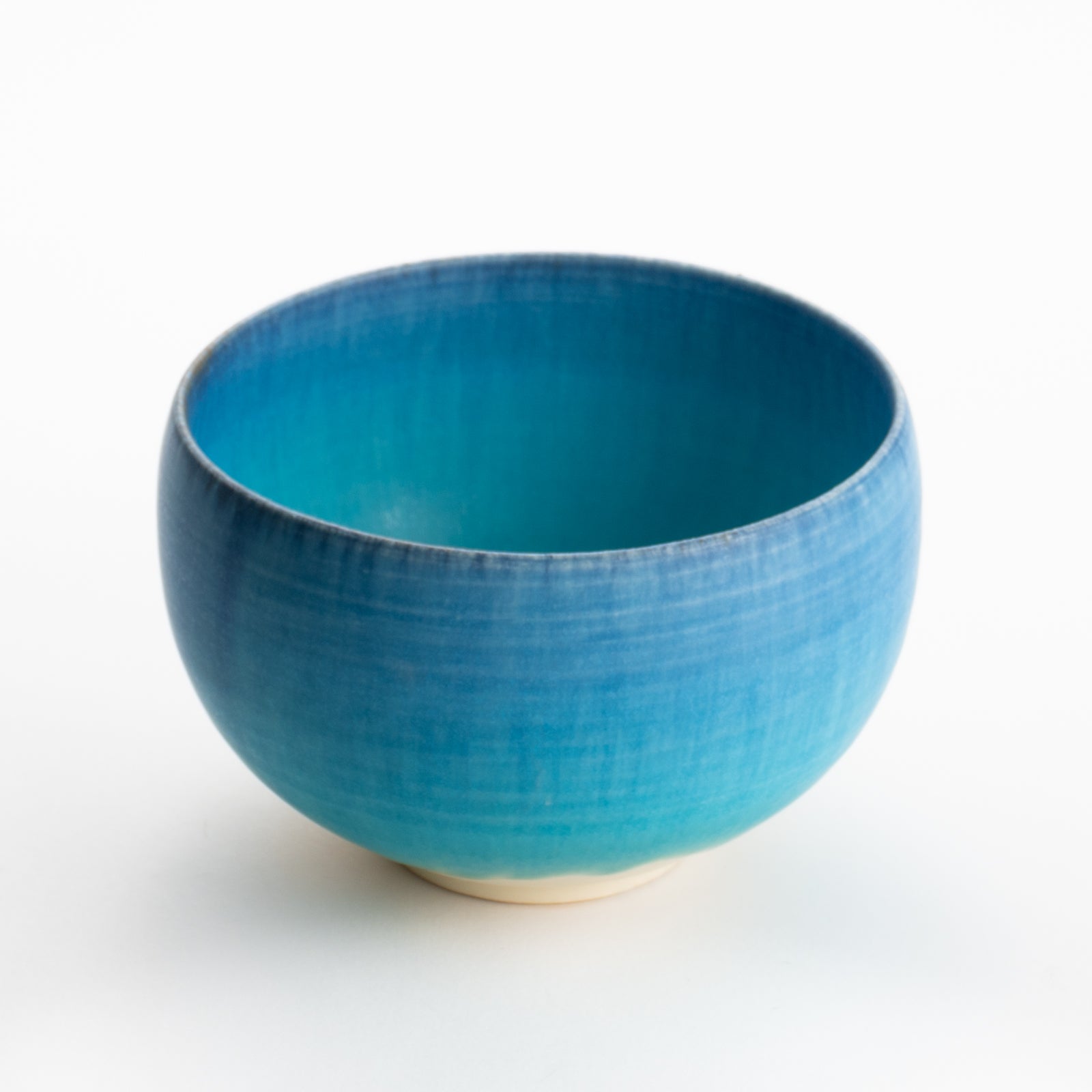 【清水焼】抹茶碗　碧釉　竹村陽太郎 KOTOPOTTER