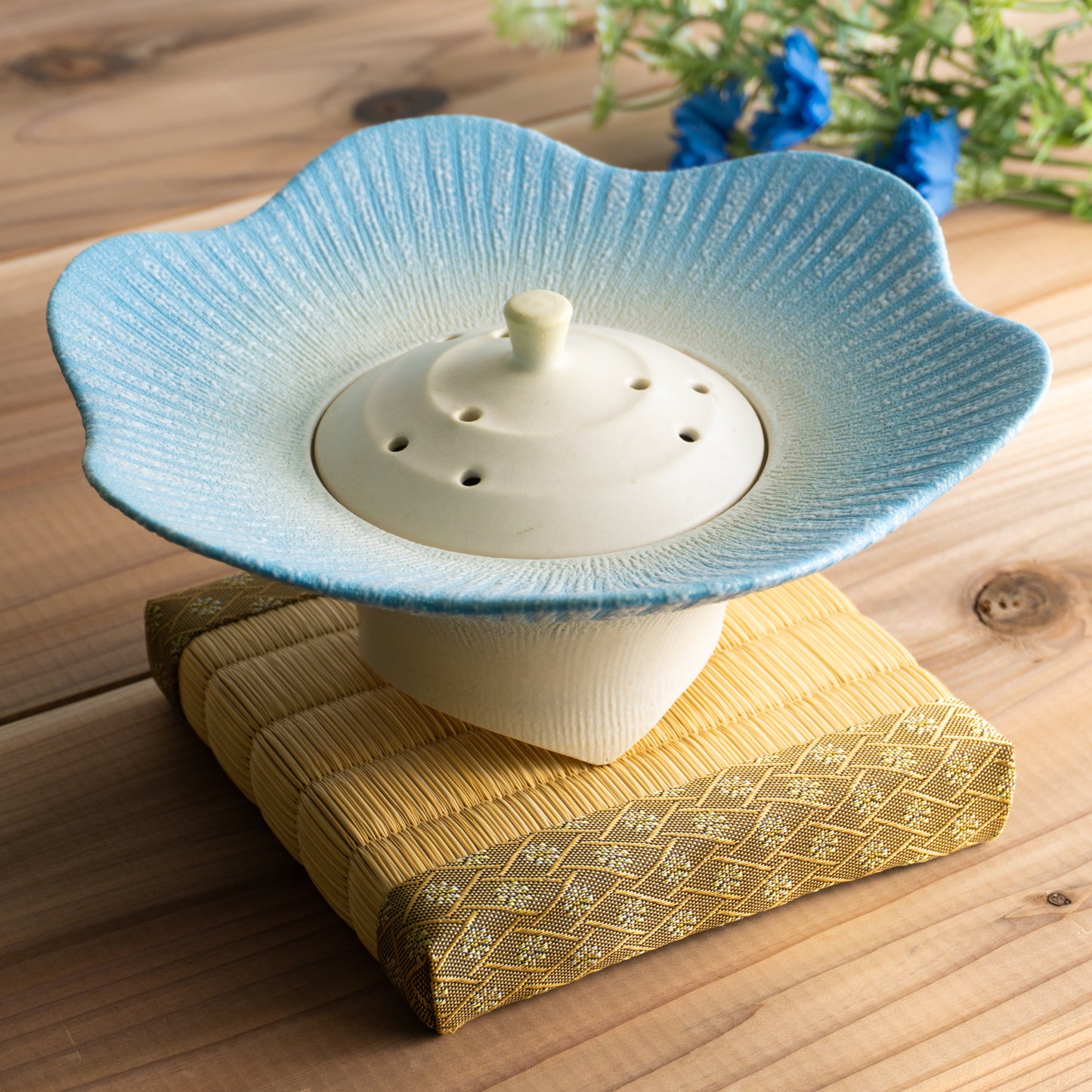 【清水焼】香炉　釉泥彩　竹村陽太郎 KOTOPOTTER