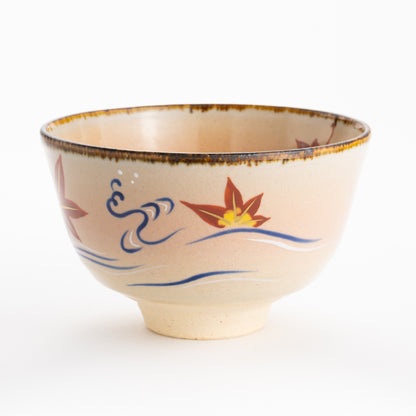 【清水焼】抹茶碗　竜田川　安徳 KOTOPOTTER
