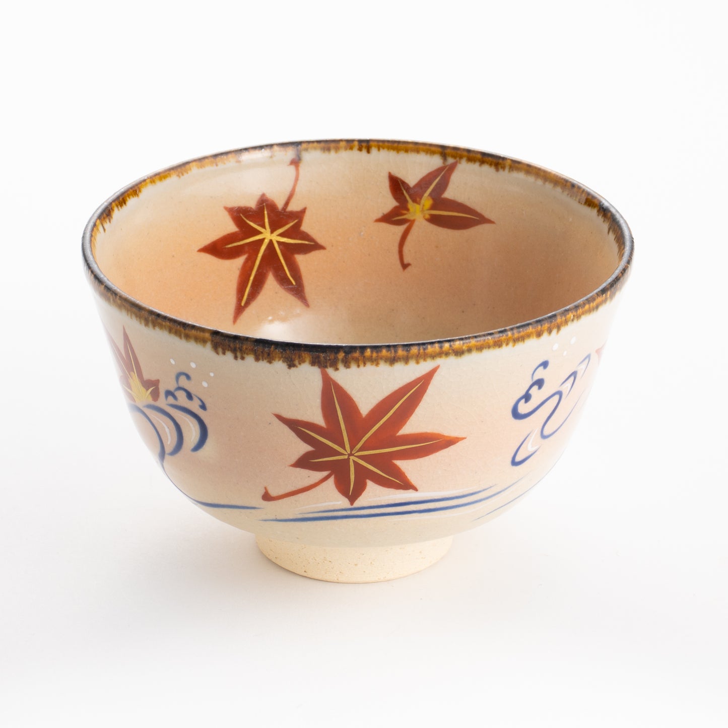 【清水焼】抹茶碗　竜田川　安徳 KOTOPOTTER