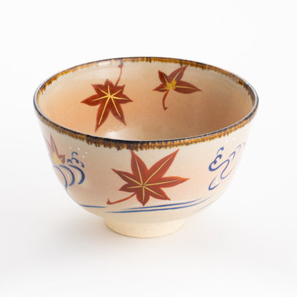 【清水焼】抹茶碗　竜田川　安徳 KOTOPOTTER