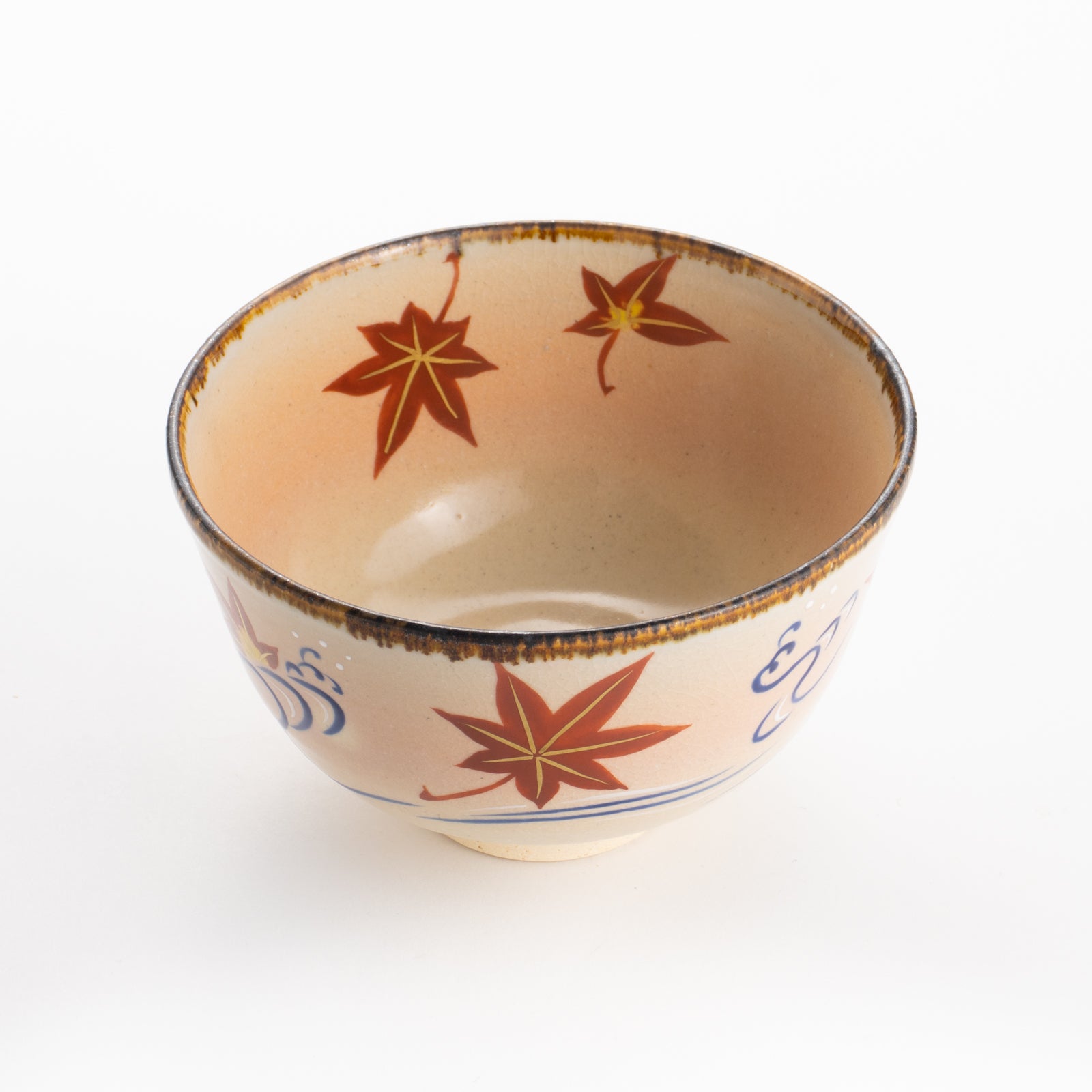 【清水焼】抹茶碗　竜田川　安徳 KOTOPOTTER