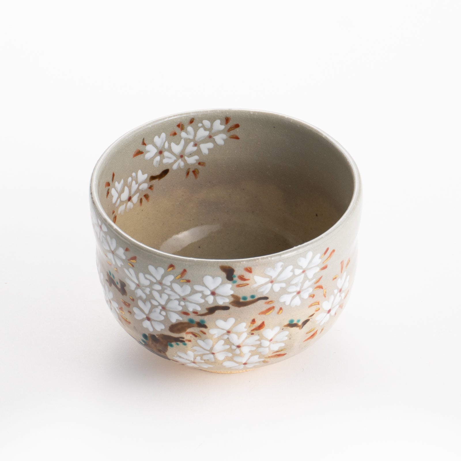 【清水焼】抹茶碗　乾山 桜　昇 KOTOPOTTER