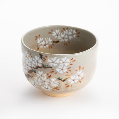 【清水焼】抹茶碗　乾山 桜　昇 KOTOPOTTER