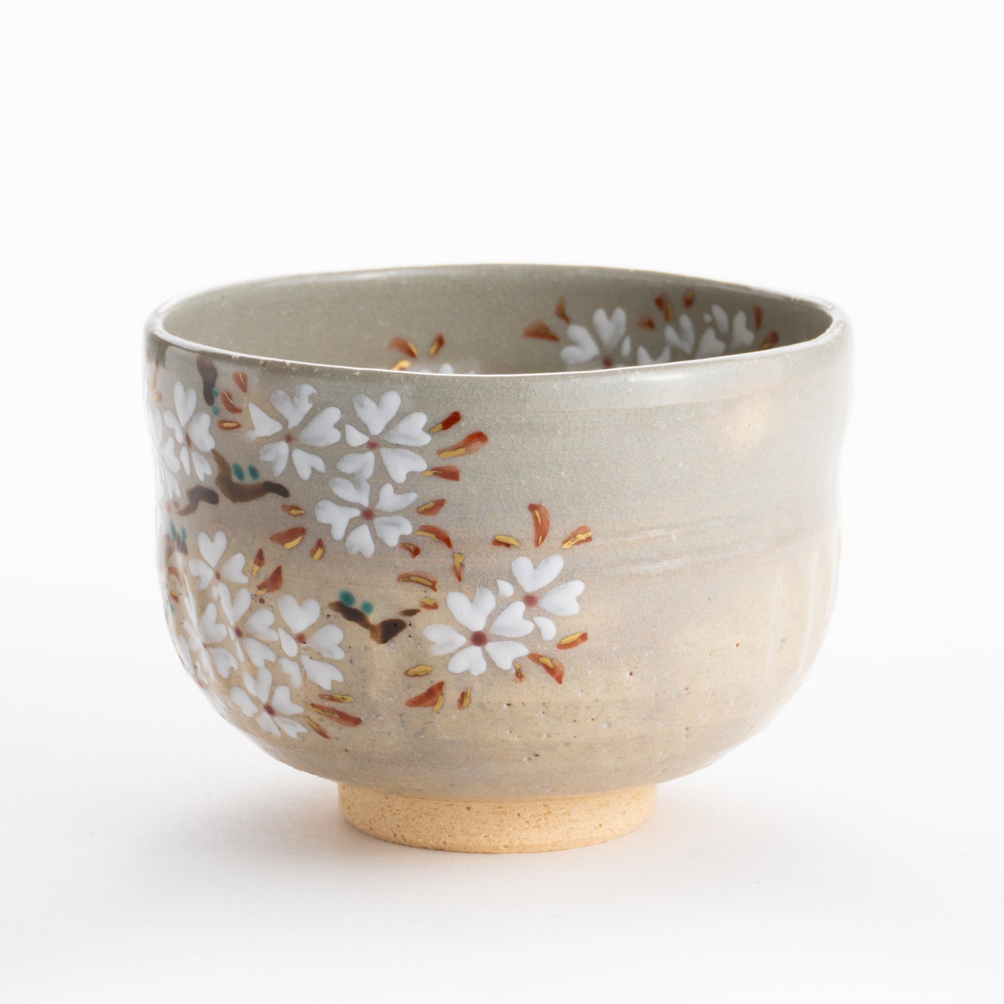 【清水焼】抹茶碗　乾山 桜　昇 KOTOPOTTER