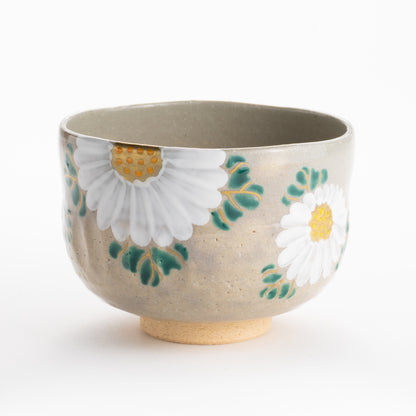 【清水焼】抹茶碗　乾山 菊　昇 KOTOPOTTER