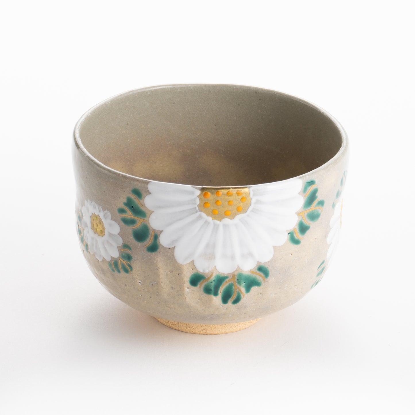 【清水焼】抹茶碗　乾山 菊　昇 KOTOPOTTER