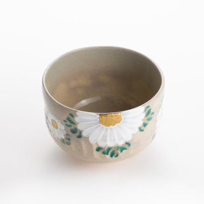 【清水焼】抹茶碗　乾山 菊　昇 KOTOPOTTER