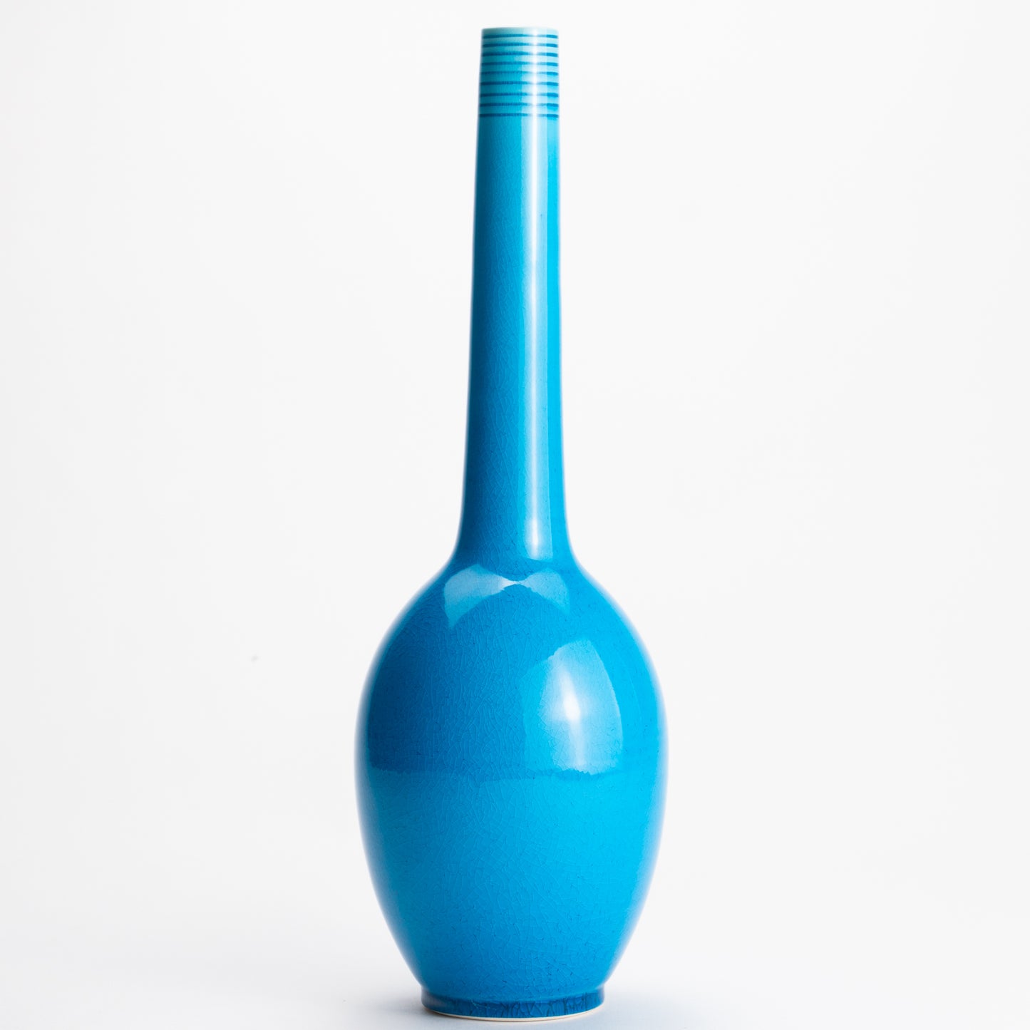 【清水焼】一輪挿　永楽写 -交趾鶴首-　一如 KOTOPOTTER