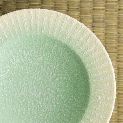 【清水焼】ペアプレート　石畳 苔＆墨　竹村陽太郎 KOTOPOTTER