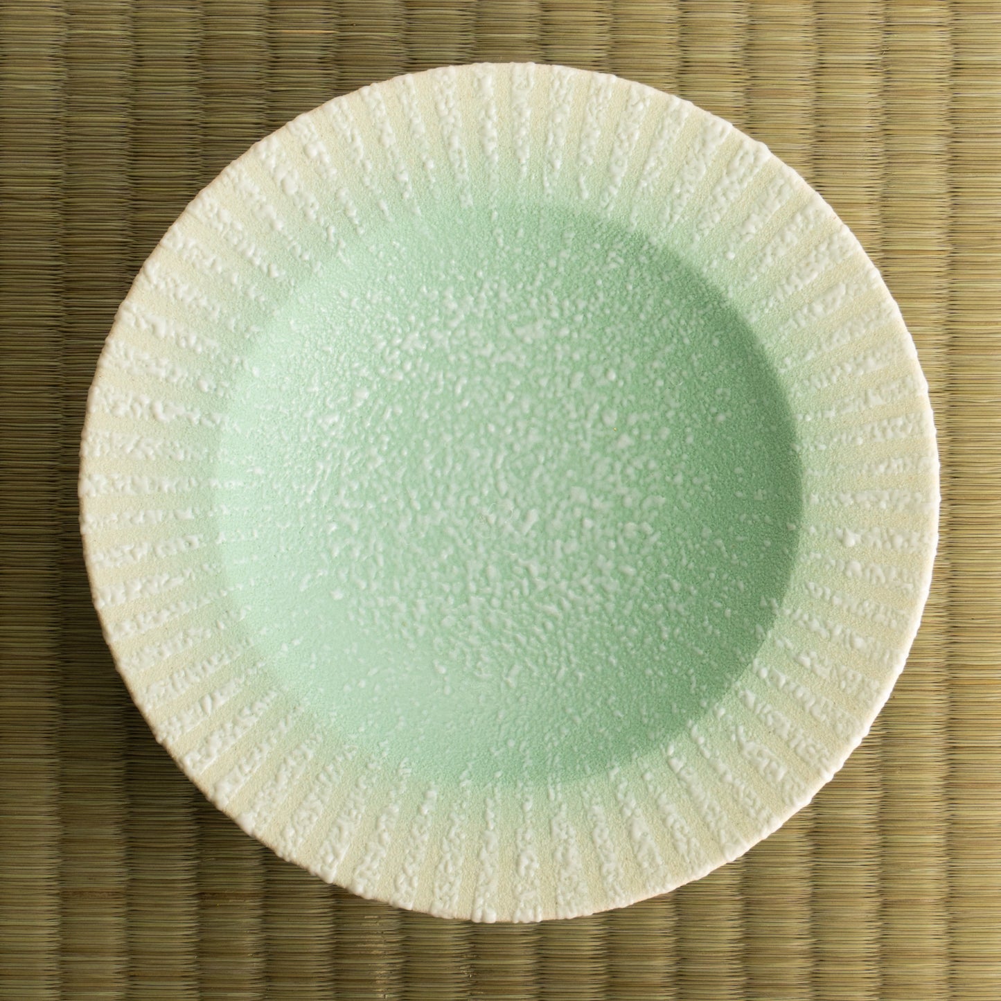 【清水焼】ペアプレート　石畳 苔＆墨　竹村陽太郎 KOTOPOTTER