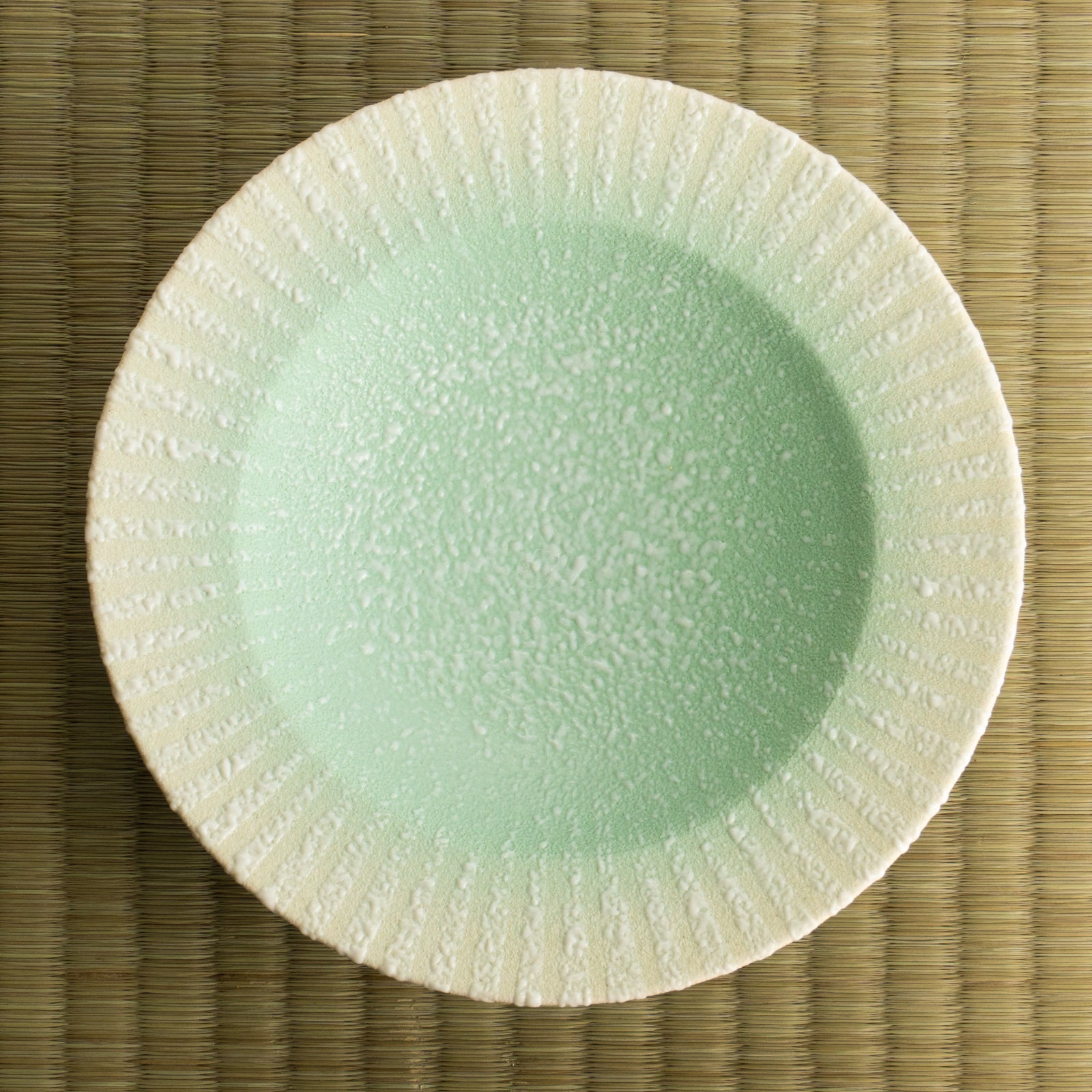 【清水焼】ペアプレート　石畳 苔＆墨　竹村陽太郎 KOTOPOTTER