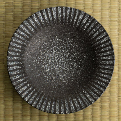 【清水焼】ペアプレート　石畳 苔＆墨　竹村陽太郎 KOTOPOTTER