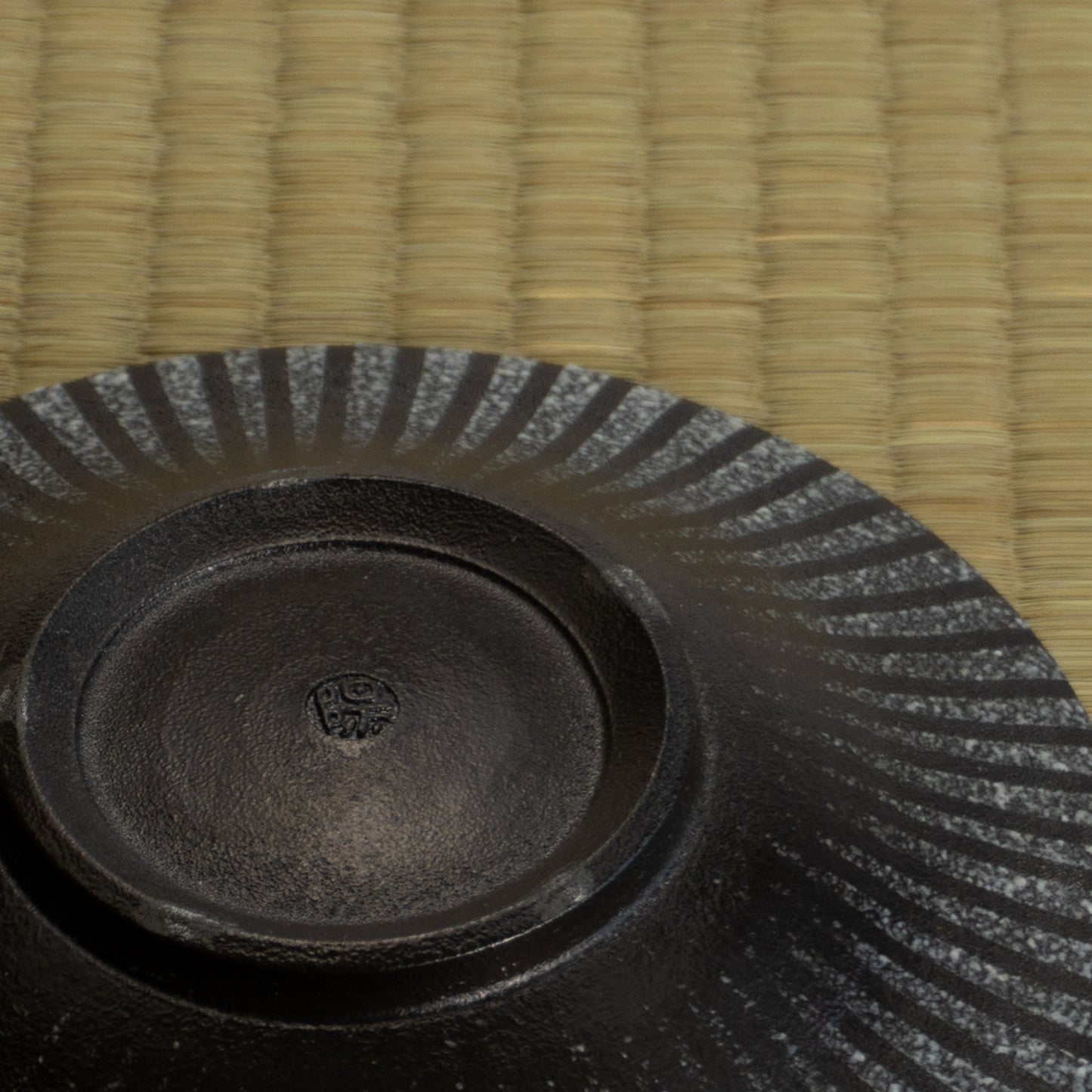 【清水焼】ペアプレート　石畳 苔＆墨　竹村陽太郎 KOTOPOTTER