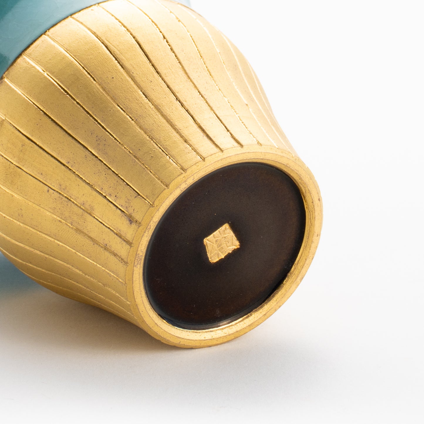 【清水焼】タンブラー　亀甲貫入ブルー　陶仙窯 KOTOPOTTER