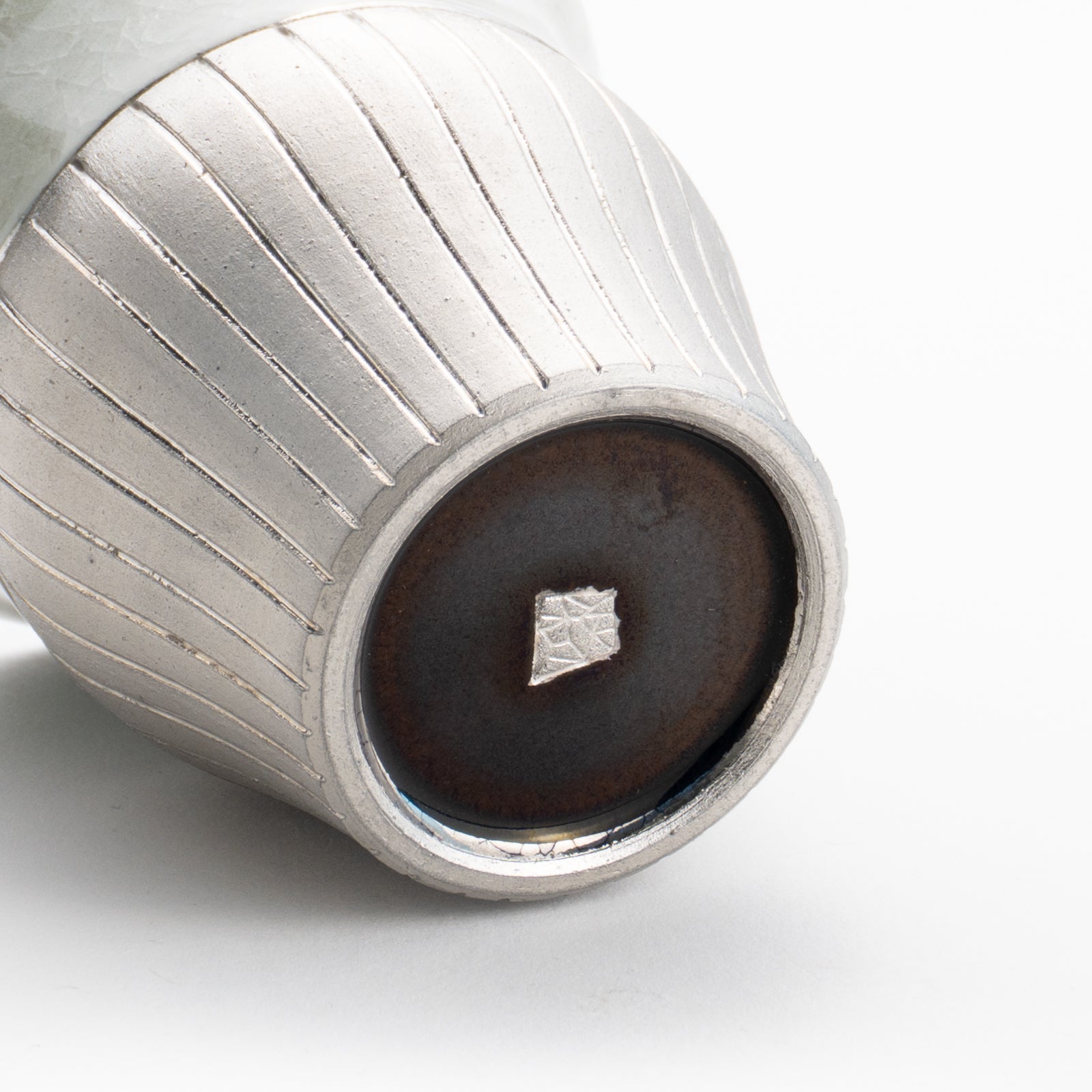 【清水焼】タンブラー　亀甲貫入グレー　陶仙窯 KOTOPOTTER