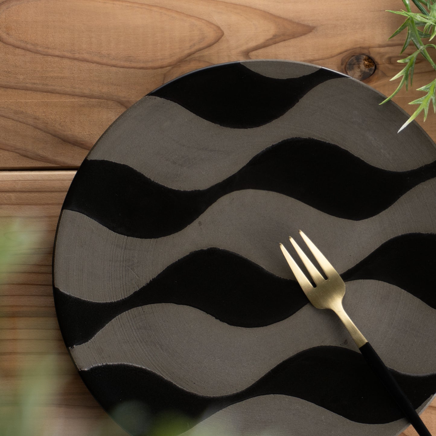 【清水焼】プレートM　SUSU　陶仙窯 KOTOPOTTER