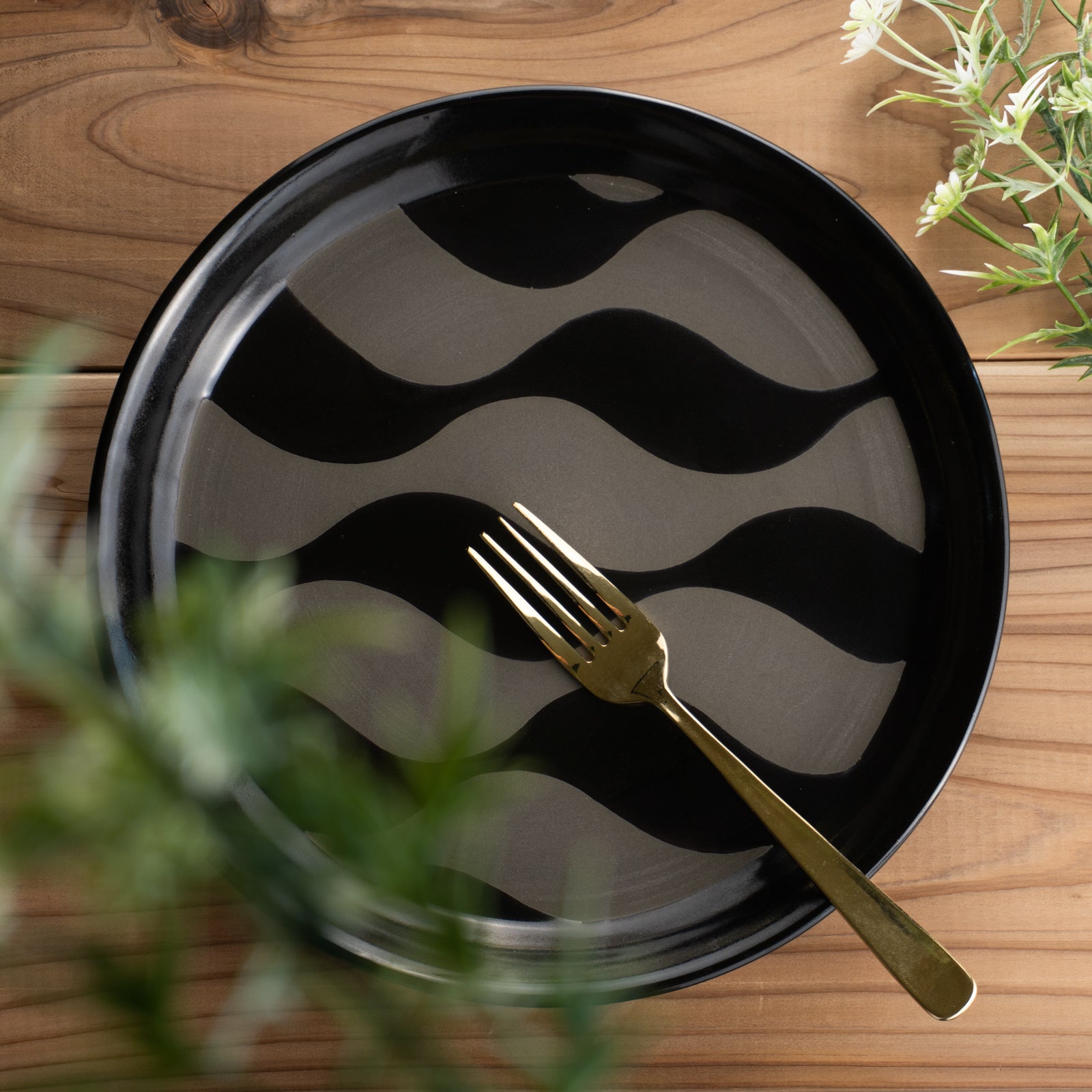 【清水焼】リムプレート　SUSU　陶仙窯 KOTOPOTTER