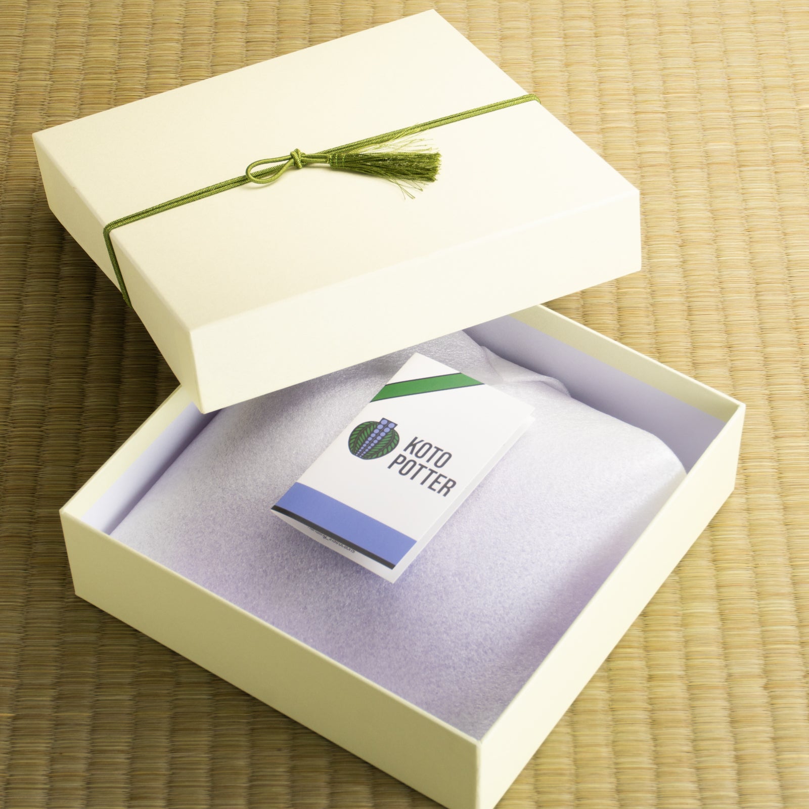 【清水焼】ペアプレート　石畳 苔＆墨　竹村陽太郎 KOTOPOTTER