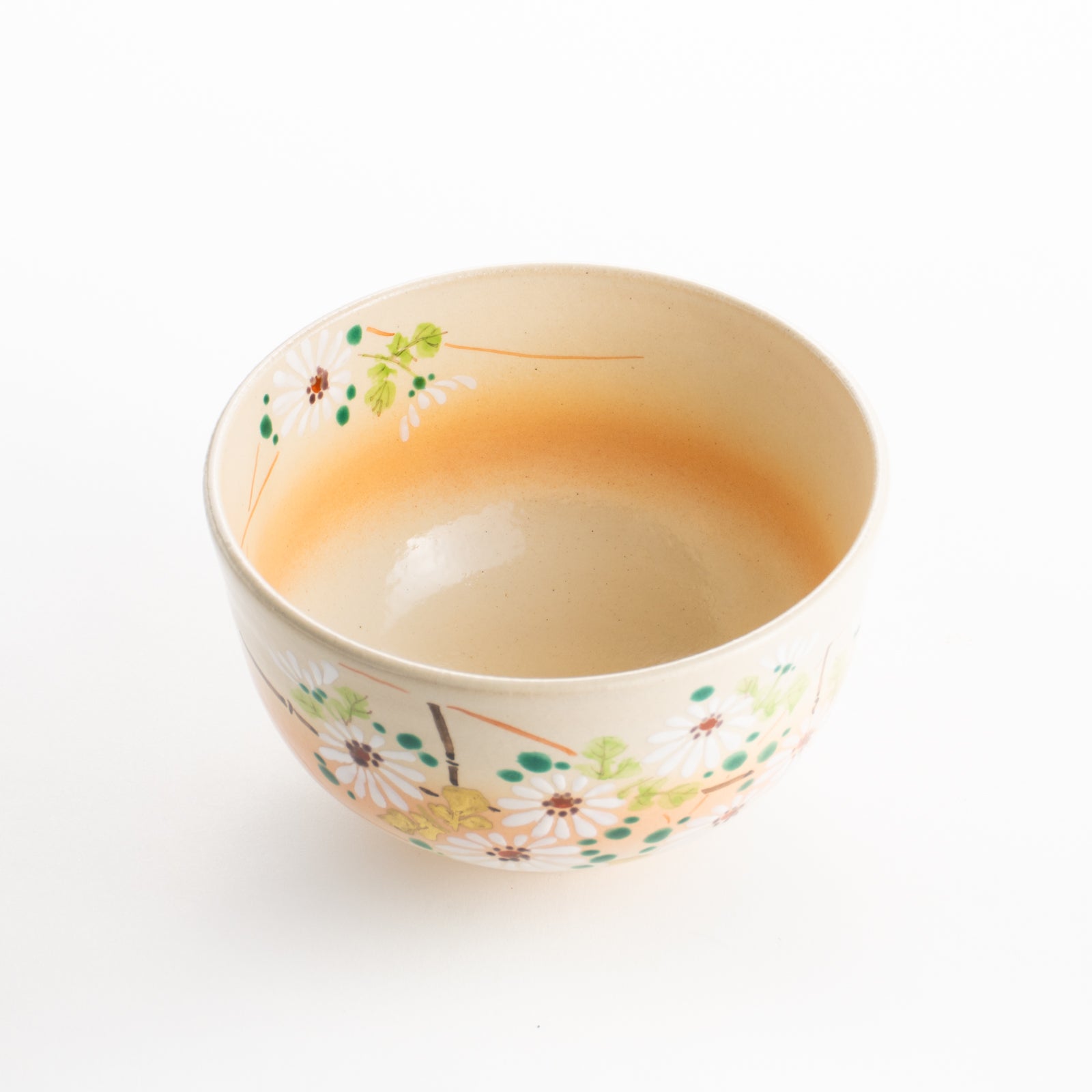 【清水焼】抹茶碗　白菊　亨 KOTOPOTTER