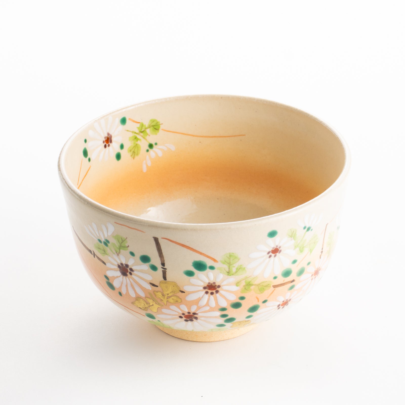 【清水焼】抹茶碗　白菊　亨 KOTOPOTTER