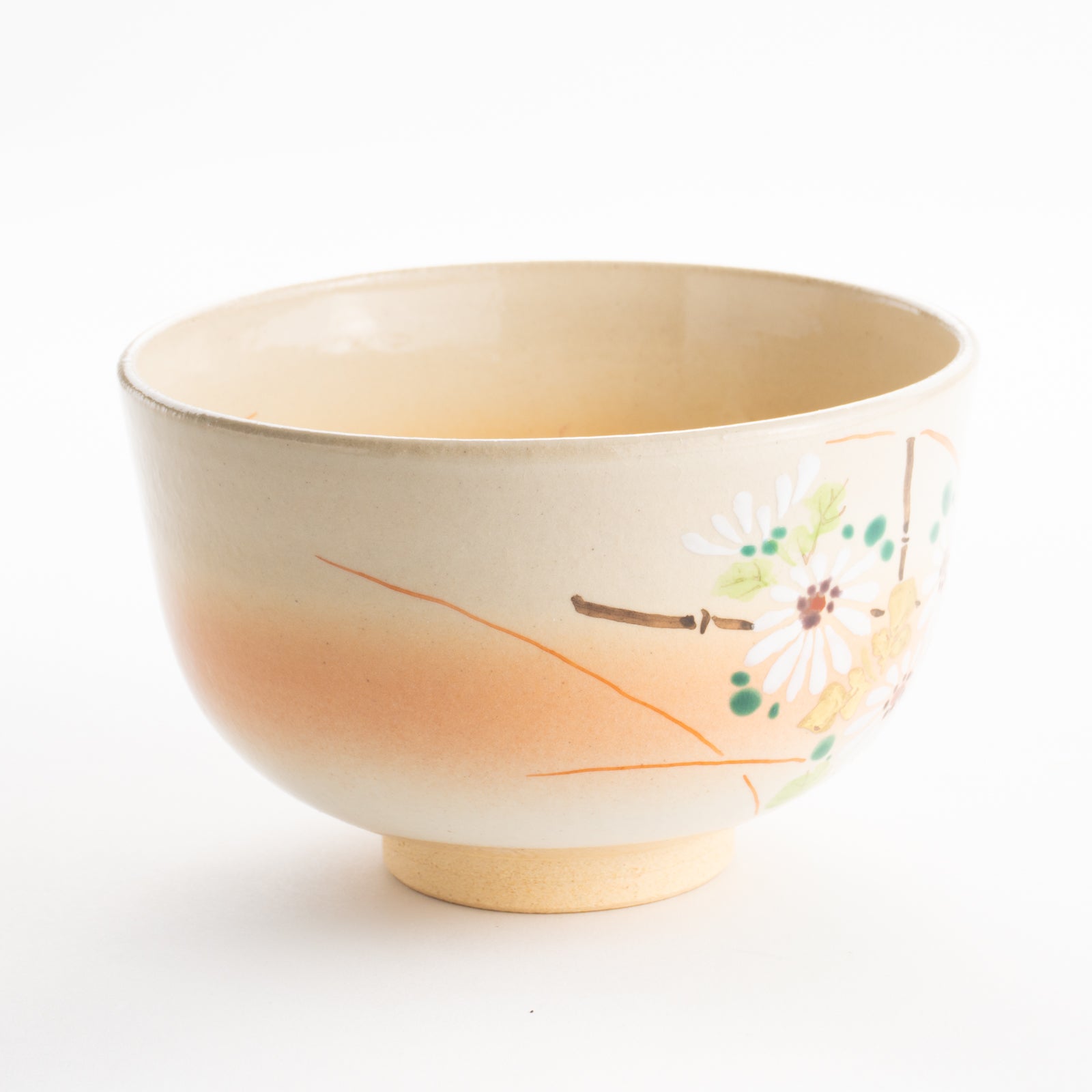 【清水焼】抹茶碗　白菊　亨 KOTOPOTTER