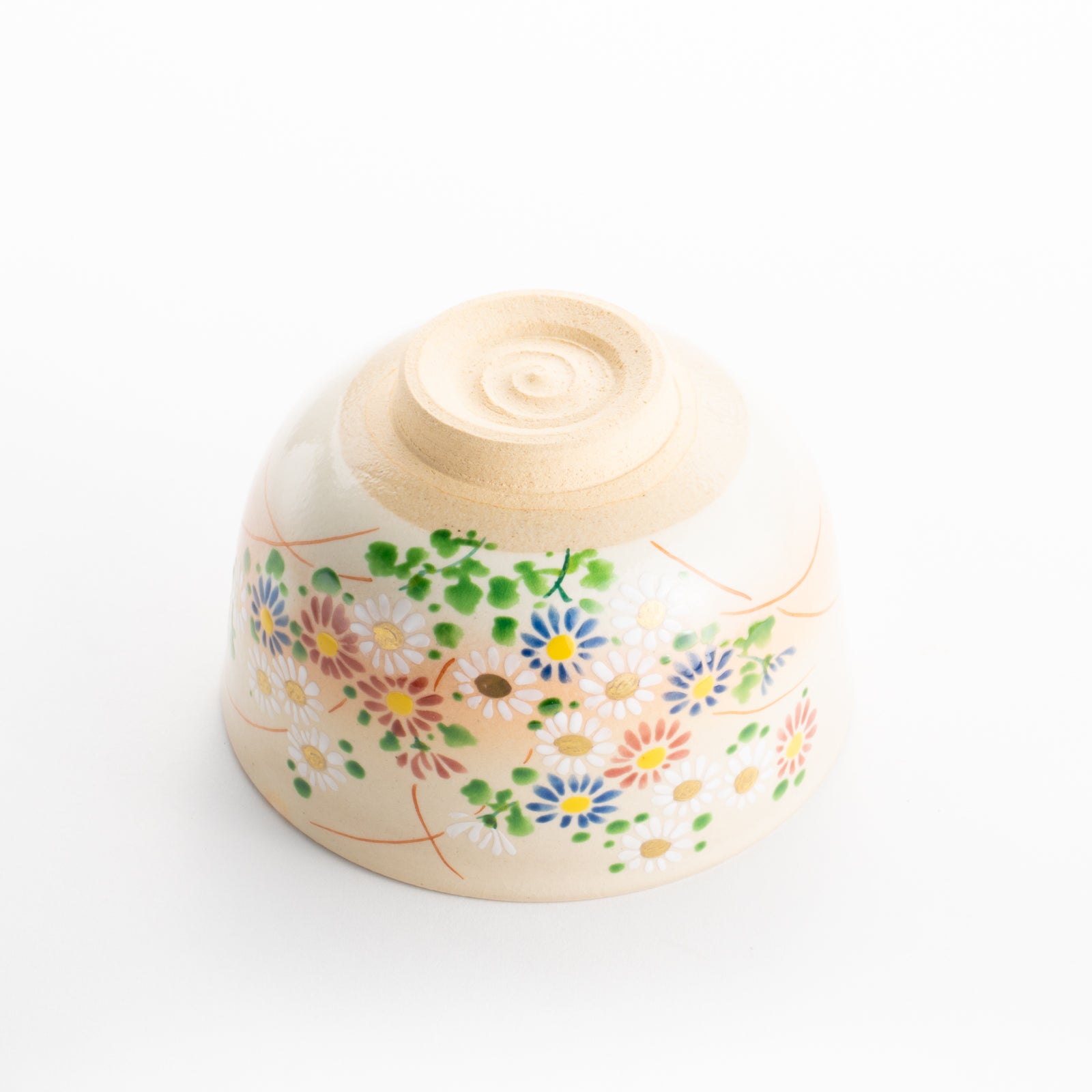 茶碗　清水焼　色絵　菊　抹茶茶碗　抹茶碗 京都清水烧抹茶碗彩绘菊花｜亨｜KOTOPOTTER