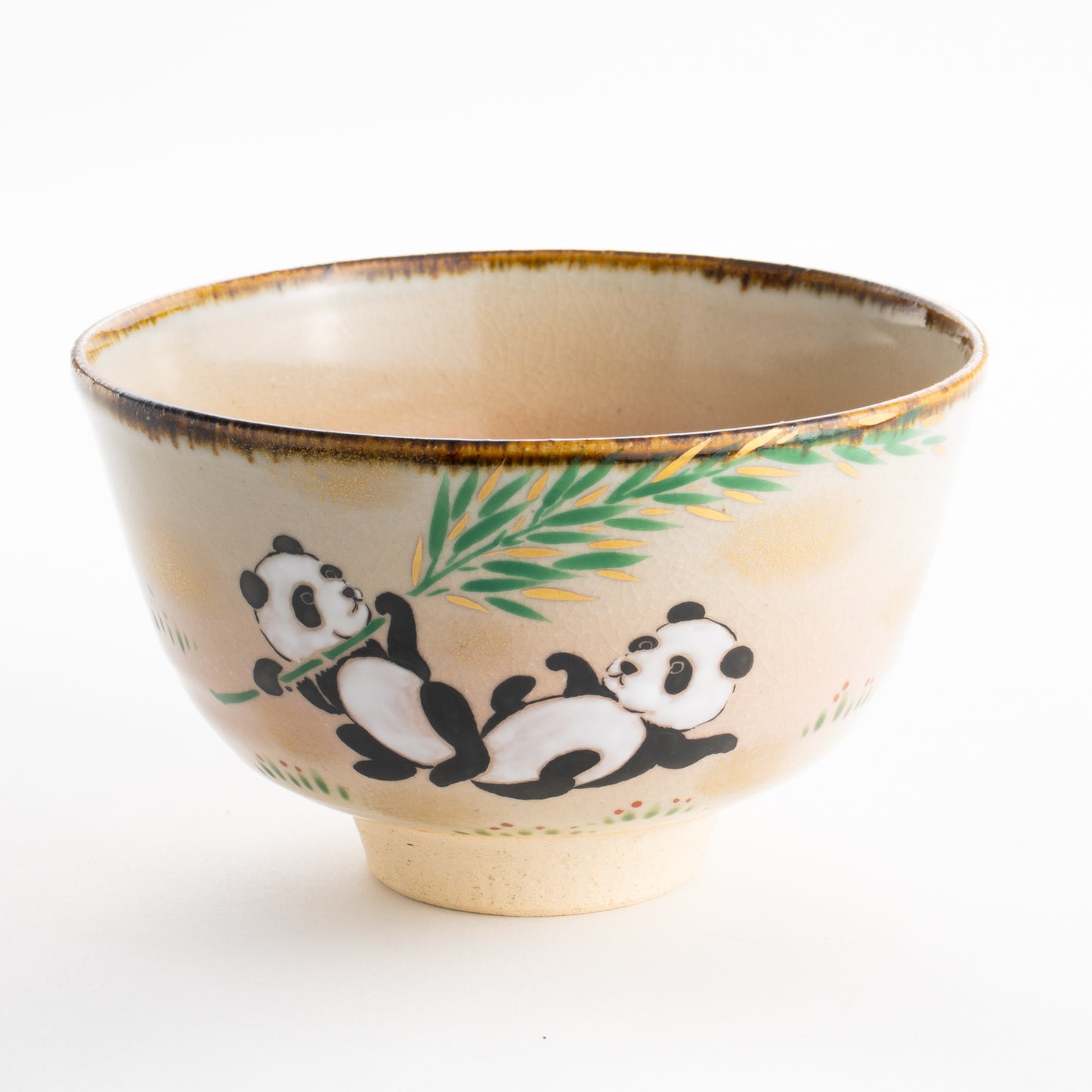 【清水焼】抹茶碗　パンダ　安徳窯 KOTOPOTTER