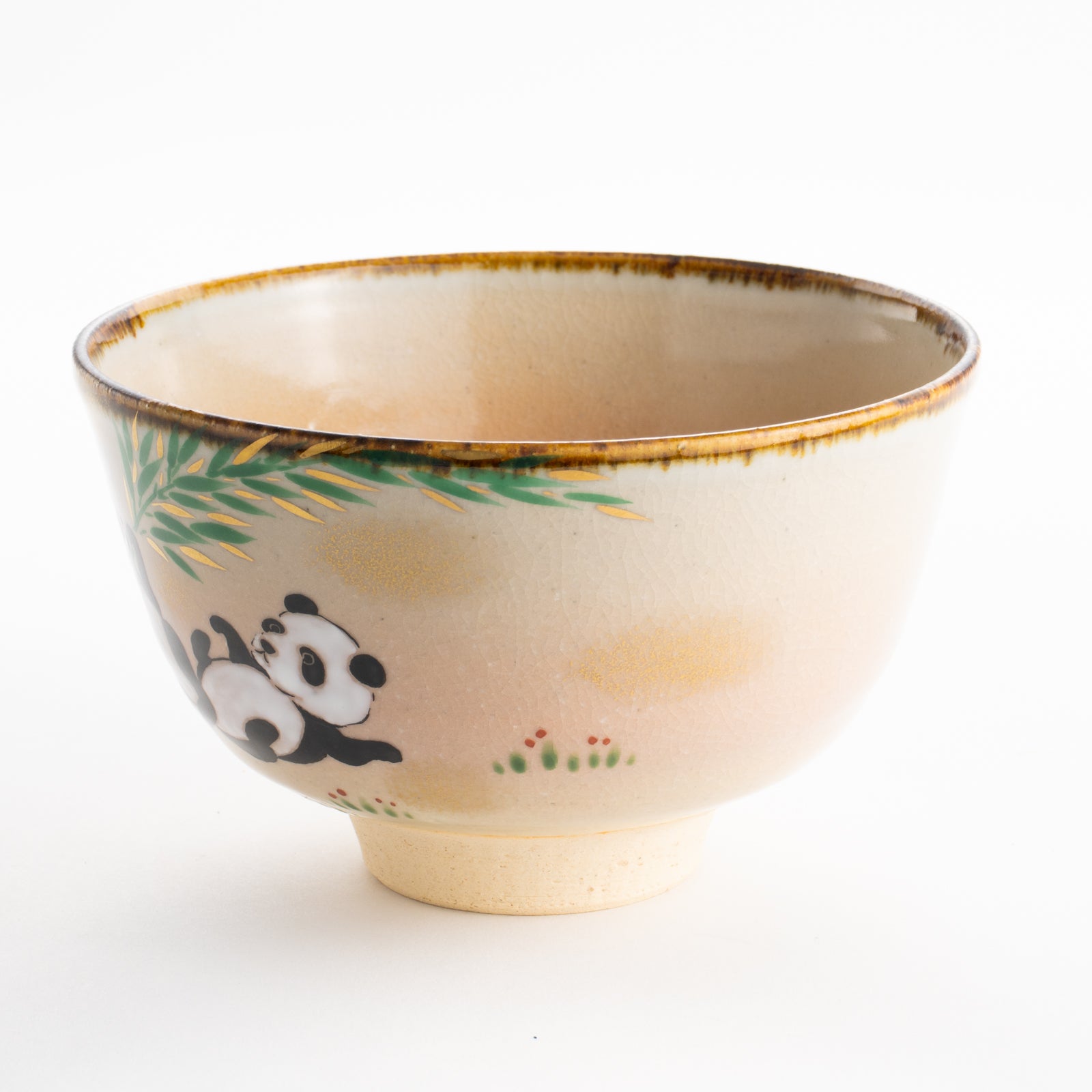 【清水焼】抹茶碗　パンダ　安徳窯 KOTOPOTTER