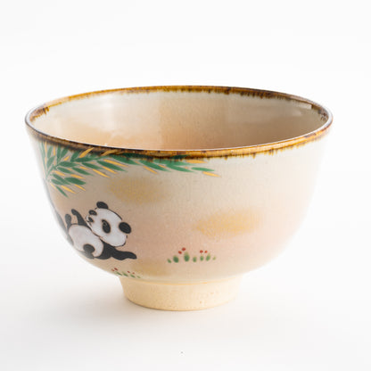 【清水焼】抹茶碗　パンダ　安徳窯 KOTOPOTTER