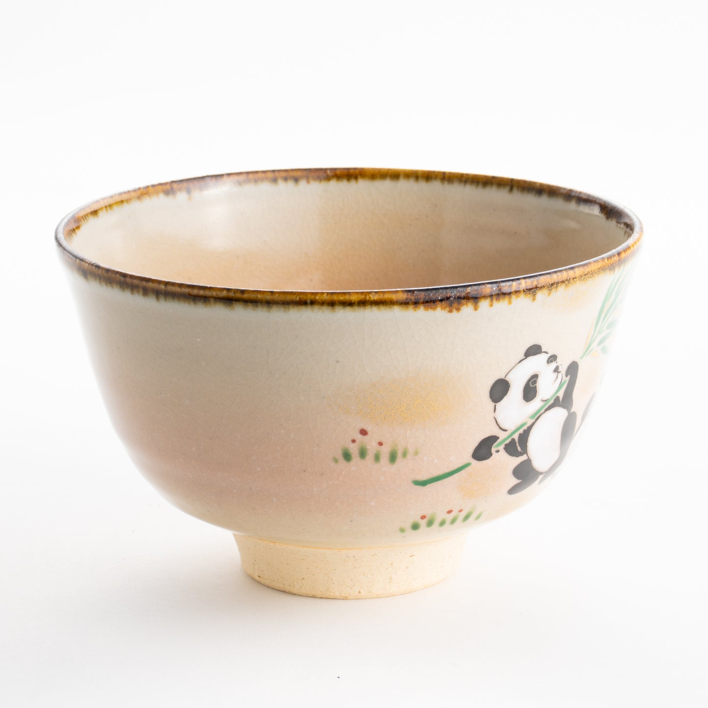 【清水焼】抹茶碗　パンダ　安徳窯 KOTOPOTTER