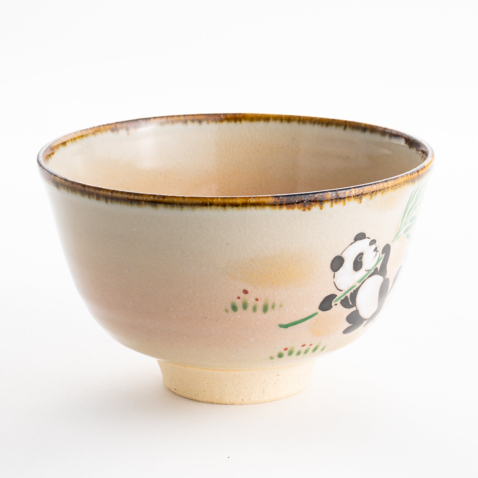 【清水焼】抹茶碗　パンダ　安徳窯 KOTOPOTTER