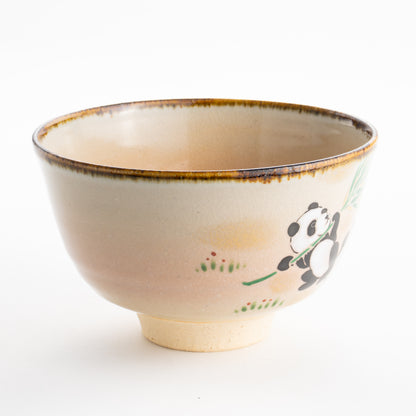 【清水焼】抹茶碗　パンダ　安徳窯 KOTOPOTTER